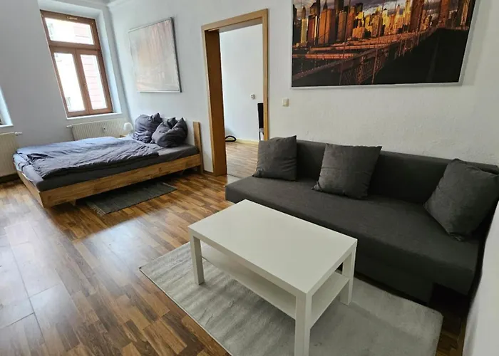 Ferienwohnung Apartment In Zittauer Stadtzentrum Innenstadt Innenring Top Lage - Wohnen Auf Zeit In Zittau - 1 Raum Wohnung